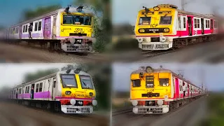 [ 4 in 1] Different Types Colourful Speedy Electric Multiple Unit Trains of Eastern Railways | IR