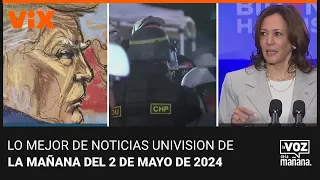 Lo mejor de Noticias Univision de la mañana | jueves 2 de mayo de 2024