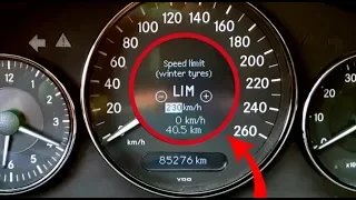 How to Remove Speed Limit on Mercedes W211, W219 / Mercedes W211, CLS speed limiter