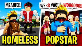 HOMELESS to POPSTAR in Roblox BROOKHAVEN RP!!