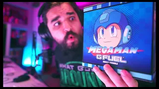 G FUEL - MEGA MAN's "BLUE BOMBER SLUSHEE" - TASTE TEST & REVIEW!