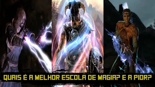 Skyrim - Quais são as melhores e piores escolas de magia? Quais feitiços mais úteis pra cada classe?