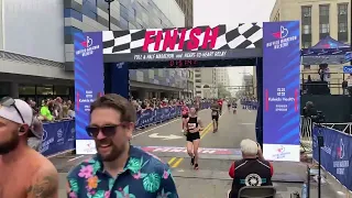 Watch: Buffalo Marathoners cross the finish line