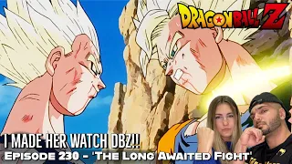 SUPER SAIYAN 2 GOKU VS SUPER SAIYAN 2 MAJIN VEGETA - EPIC BATTLE! Girlfriend's Reaction DBZ Ep. 230