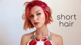 How I style my short hair