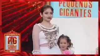 Karol Sevilla y Danna ¡compiten por ser la mejor modelo! | Pequeños Gigantes 2019