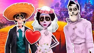 💀 HECTOR e IMELDA Se Casan El DiA de MUERTOS ❤️ ERNESTO SE ENOJA - COCO Juguetes Fantasticos