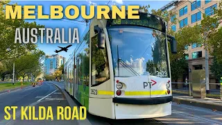 Melbourne walk 4K St Kilda Road | Melbourne Walk 4K