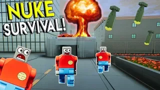 LEGO NUKE BUNKER SURVIVAL CHALLENGE! - Brick Rigs Multiplayer & Gameplay Challenge - Lego City Toy