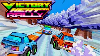 Victory Heat Rally - An OutRun & Sega Rally Inspired Power-Sliding Retro Arcade Racer!