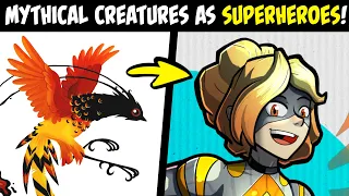 What if MYTHICAL CREATURES Were SUPERHEROES?! (Stories & Speedpaint)