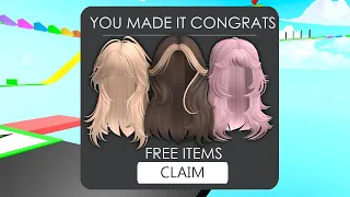This obby ACTUALLY gives you 17+ Free hairs 😳😳