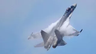 New Russian Su-35S Super-Maneuverability Display Wows MAKS Crowds