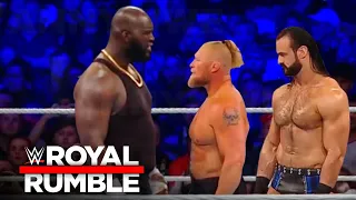 WWE January 2, 2022 - Brock Lesnar Vs. Omos Jordan Vs. Drew Mcintyre : Royal Rumble 2022