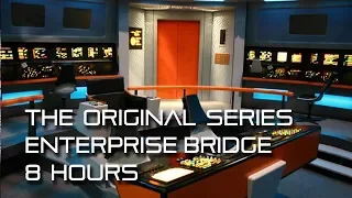 🎧 Star Trek: TOS Enterprise Bridge Background Ambience *8 Hours*  w/ quiet conversations, calming