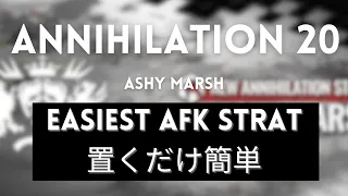 3 Steps and AFK! Annihilation 20-Ashy Marsh Easiest AFK Guide! Old Operators Only!【Arknights】