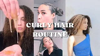 My Curly Hair Routine | Why I Dont Use Shampoo or Conditioner