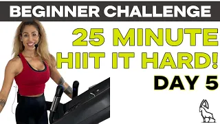 25 Min HIIT IT HARD! | Day 5 of 7 of the New Year Beginner Challenge!