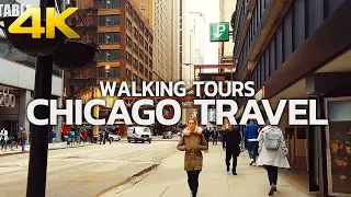 CHICAGO TRAVEL - USA, WALKING TOUR (2 HOURS 15 MINUTES), 4K(60FPS) - UHD