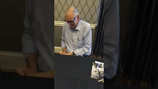 George Romero in NC signing Dawn of the dead script