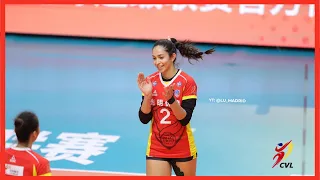 Samantha Bricio 🇲🇽 4 Aces | Shanghai vs Guangdong | China Volleyball League 2023/24 | Round 5