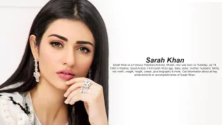 Sarah Khan Biography and New Photoshoot