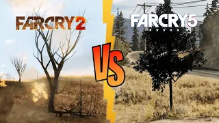 FAR CRY 2 VS FAR CRY 5 || NPC interaction graphics comparison & physics