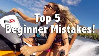 Top 5 Mistakes Beginner Personal Watercraft Jet Ski Riders Make