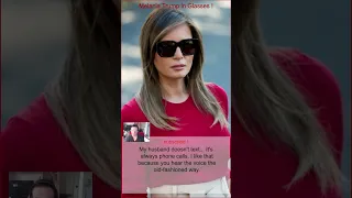 ✅ Melania Trump in Glasses !