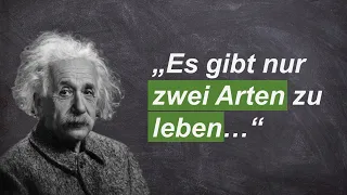 Weise Worte von Albert Einstein als Lebensratgeber zum Umgang mit Menschen