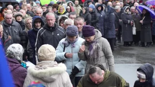 Прощання із загиблим Тимошишином Олександром Андрійовичем