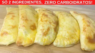 SÓ 2 INGREDIENTES, ZERO CARBOIDRATOS! Sem Trigo, Sem Ovo, Sem Leite!