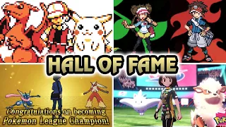 Pokémon Games - Evolution of Pokémon Hall of Fame (1996 - 2023)