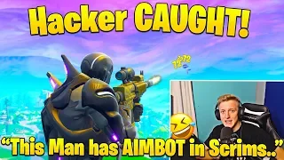 Tfue Dies and Spectates Hacker CHEATING in Pro Scrims!