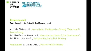 Wer beerbt die Friedliche Revolution | 24.09.2019 | Stasi-Zentrale. Campus für Demokratie