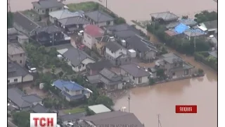 Рекордні зливи затопили південний захід Японії