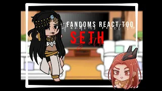 Fandoms react to … || [Seth] || [2/?] || ENNEAD || Credits in Desc || Happy New Year 🥳