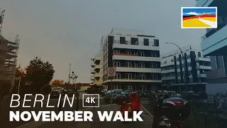 Berlin, Germany 🇩🇪 November Walking Tour in 4K 60FPS