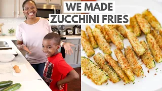 ZUCCHINI FRIES RECIPE | How to make Zucchini Fries | Baked Zucchini Squash Recipe