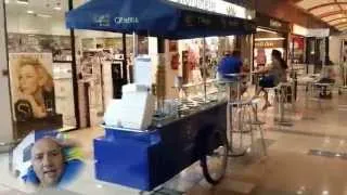 Carretto gelati a spinta