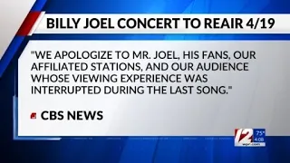 Billy Joel special to re-air on April 19; CBS apologizes for interruption