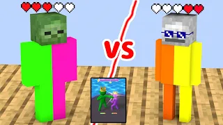 Monster School : Bad Monster vs Good Monster - Giant Rush Run Challenge - Minecraft Animation