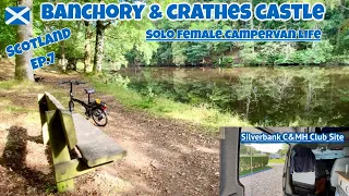 Ep7 BANCHORY, CRATHES CASTLE & CAIRN O’MOUNT Solo Female Scotland Road Trip in a VW Campervan