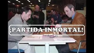 ¿LA MEJOR PARTIDA DE LA HISTORIA?: Kasparov vs Topalov (Wijk aan Zee, 1999).