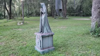 graveyard statue