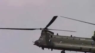 RIAT 2013 RAF Chinook Arrival