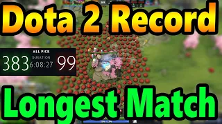 DOTA 2 Longest Match Record - DOTA WTF - 6 Hours DOTA 2 Match