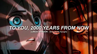 Linked Horizon / Kimi ga Fusawahii to Omou Damei / Shingeki no Kyojin (Sub. español) + Romaji