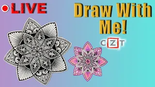 MANDALA / ZENDALA Art -  Live - Draw with Easy Steps - MandalaNPA024