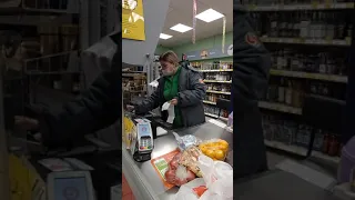 Перевес продуктов в Пятерочке